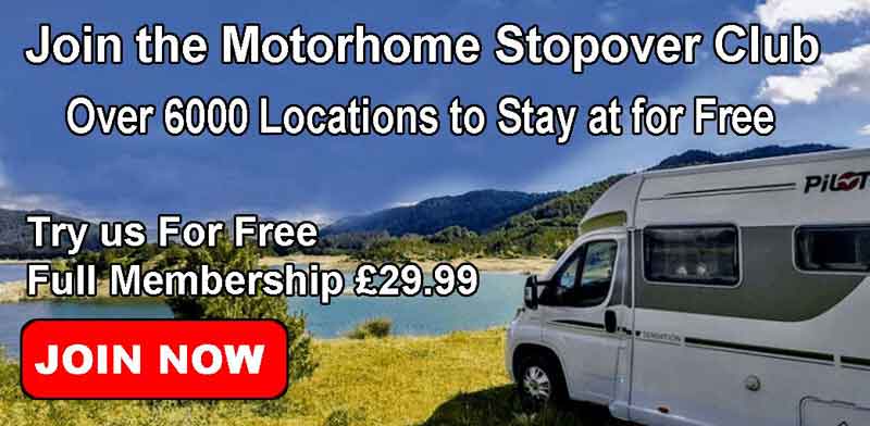  free motorhome pub stopovers
